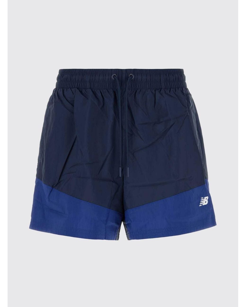 New Balance Blue Nylon Shorts for men