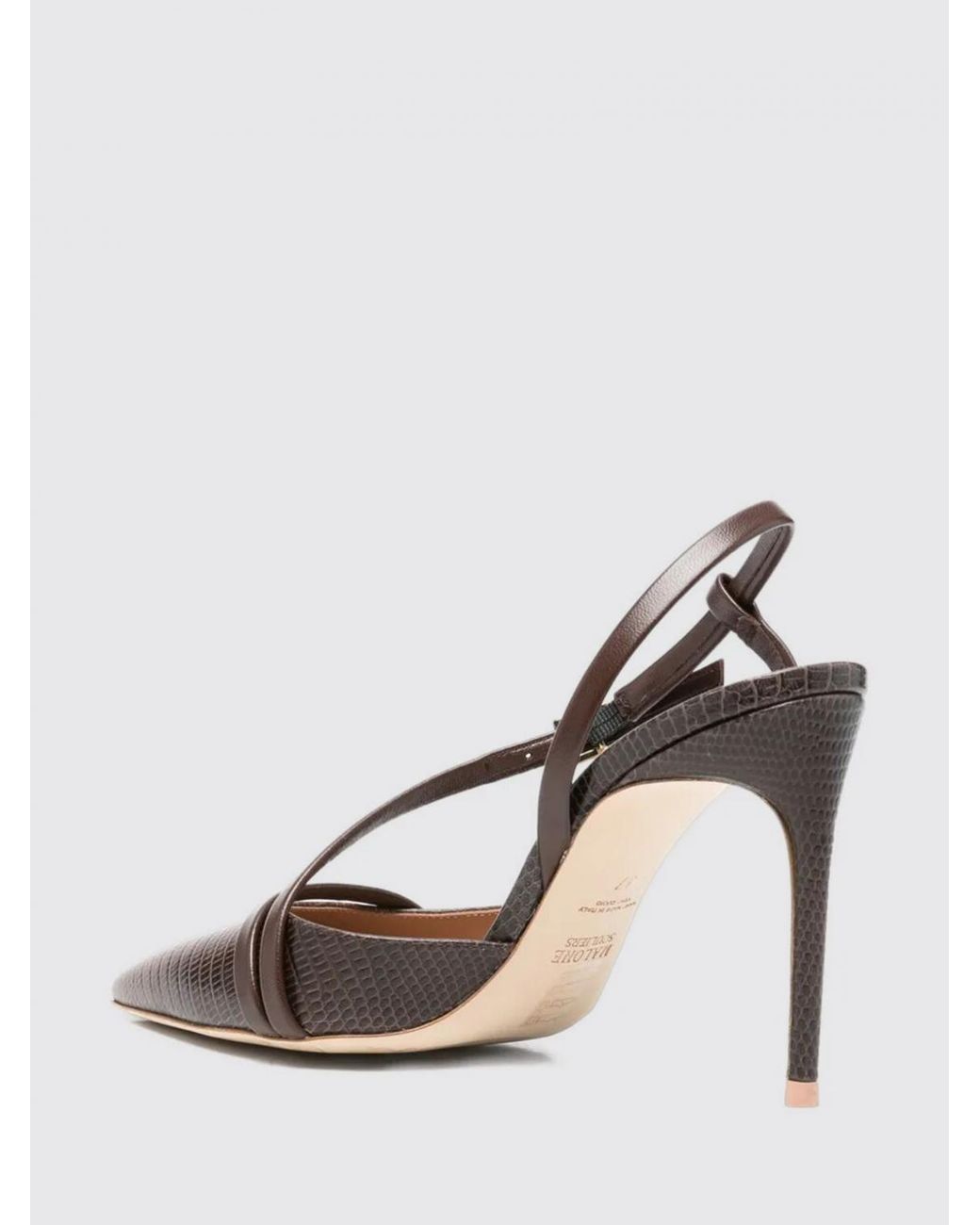 Malone Souliers White "Valeria" Pointed Pump T.090