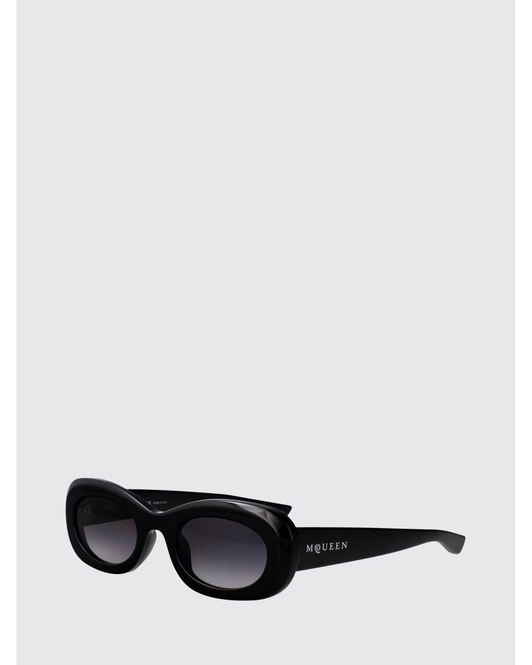 McQueen White Am0527S Acetate Sunglasses
