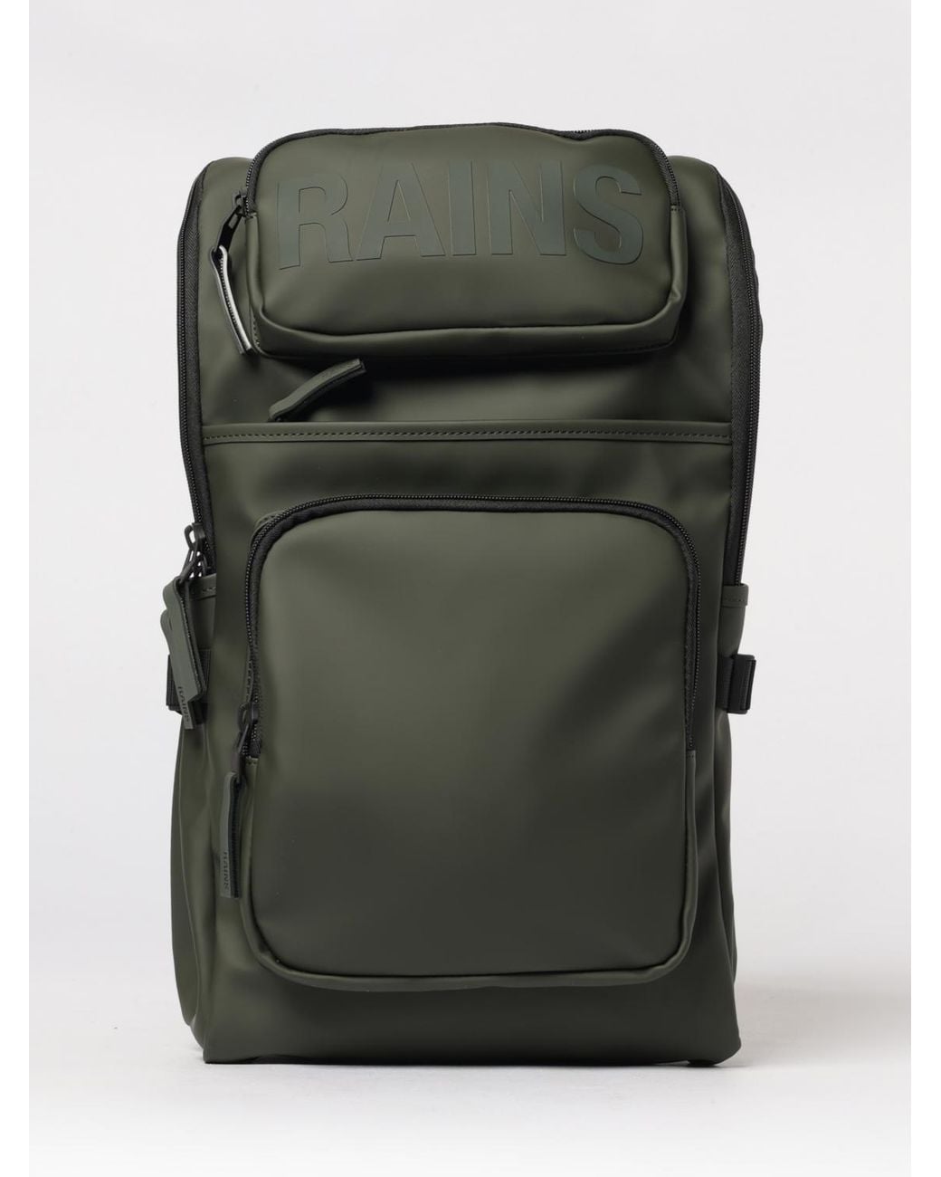 Rains Green Texel Cargo Backpack for men