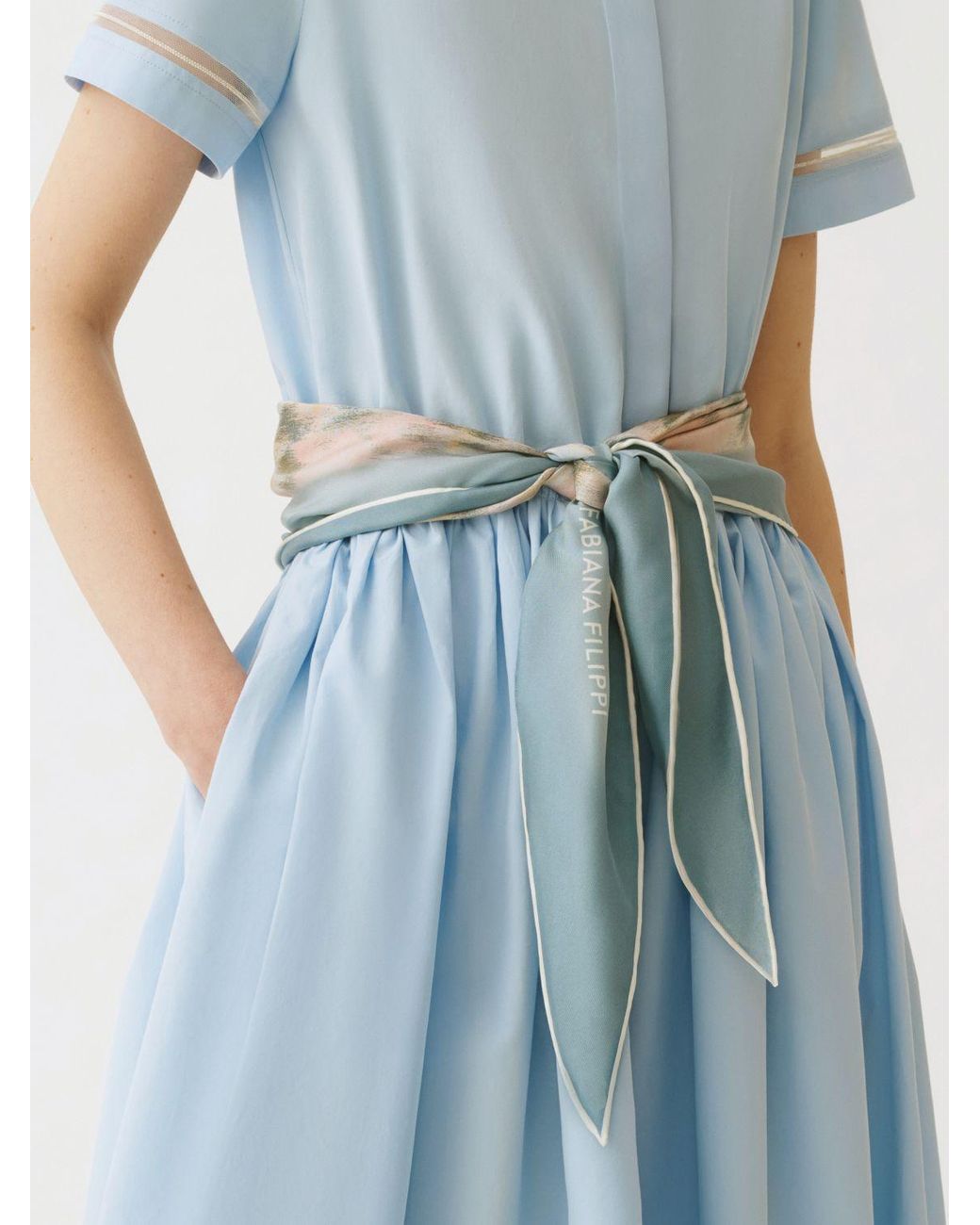 Fabiana Filippi Blue Scarf