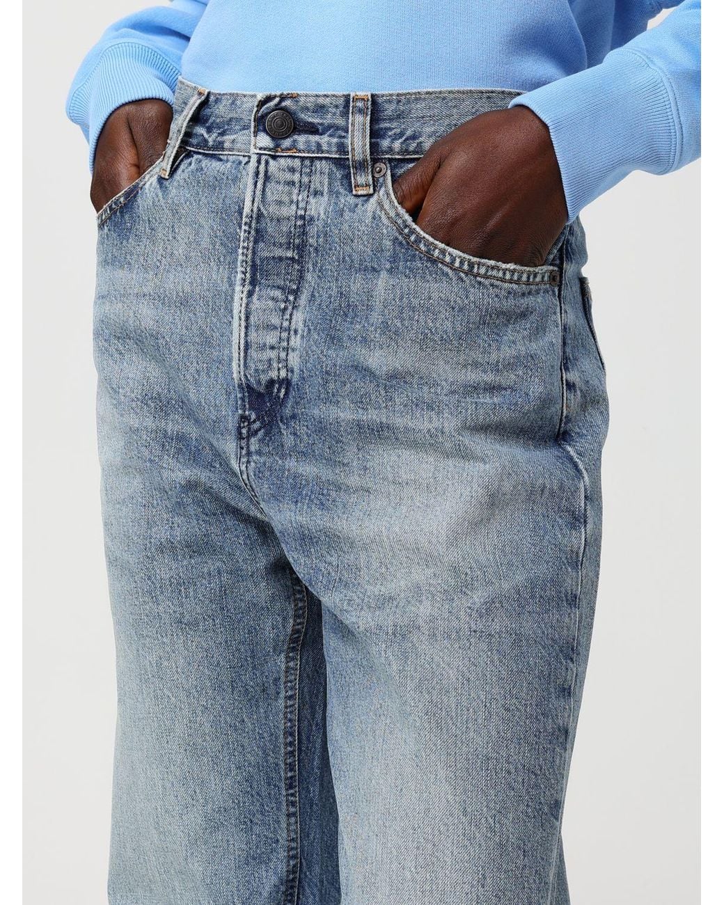 FRAME Blue The Stack Jeans