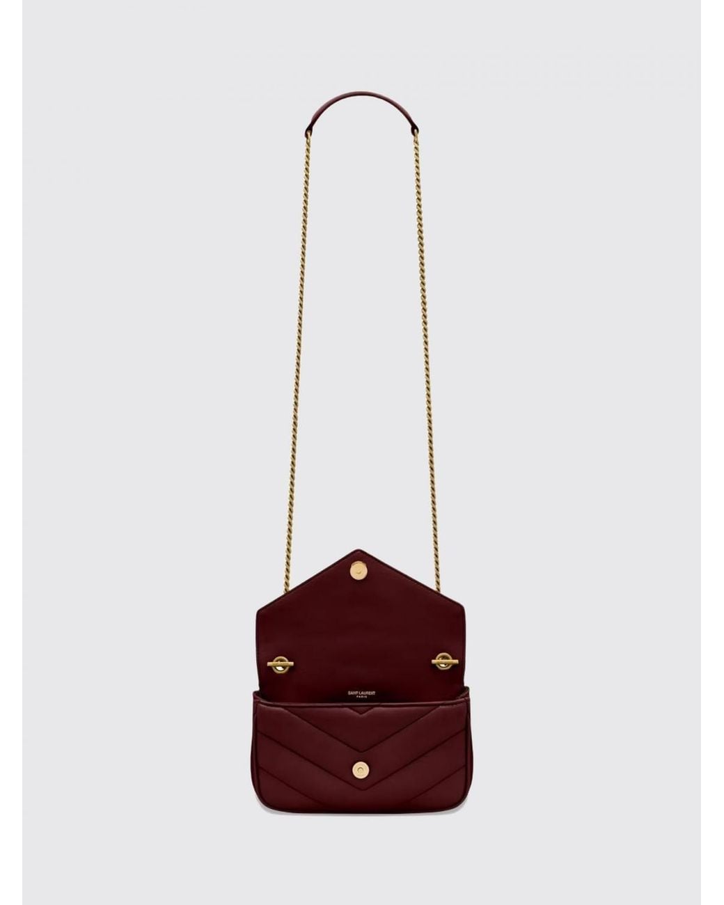 Saint Laurent White Shoulder Bag