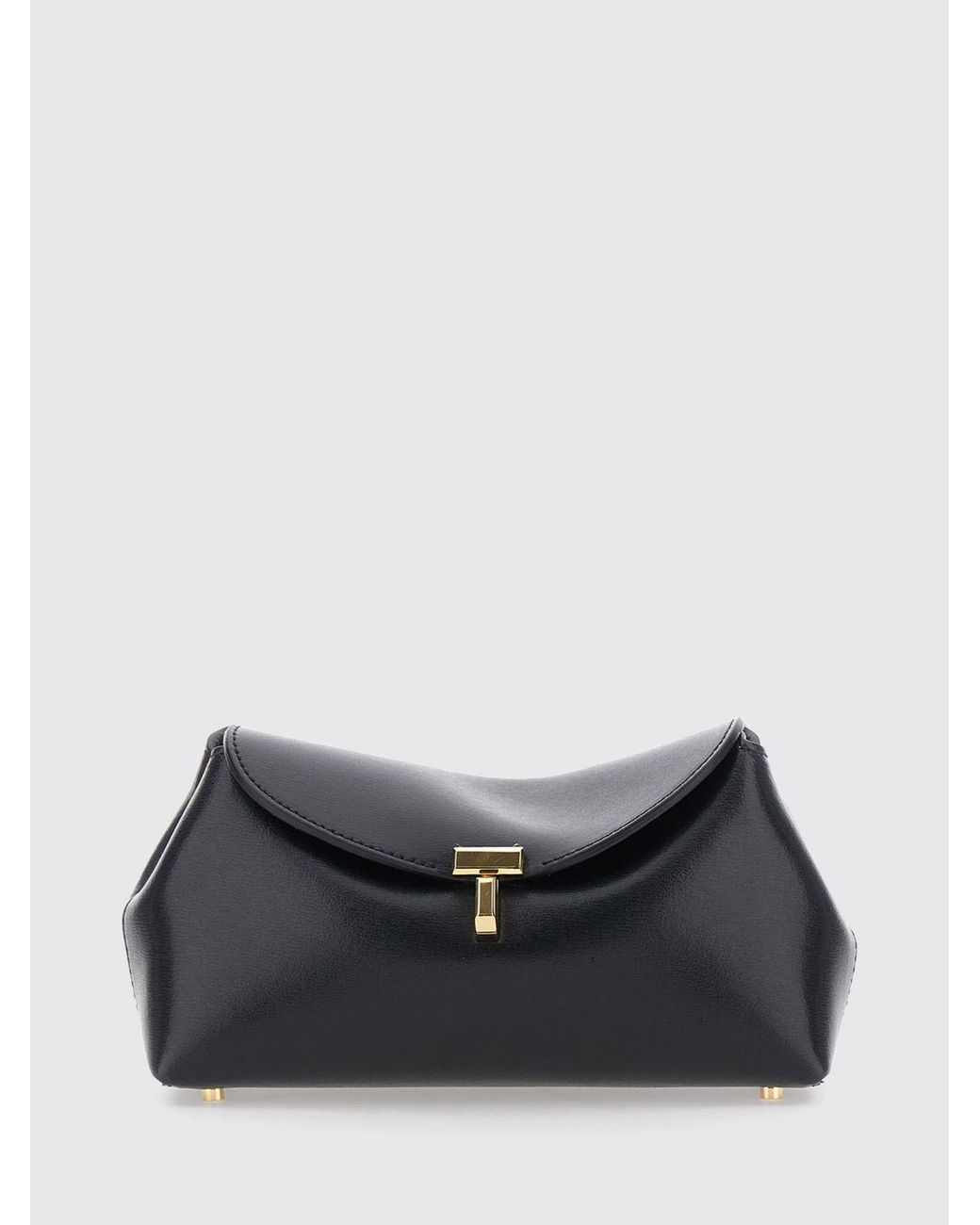 Totême Black T-Lock Mini Bag