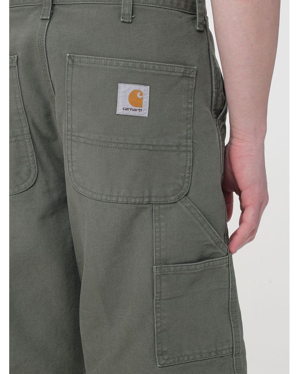 Carhartt Gray Organic Cotton Shorts for men