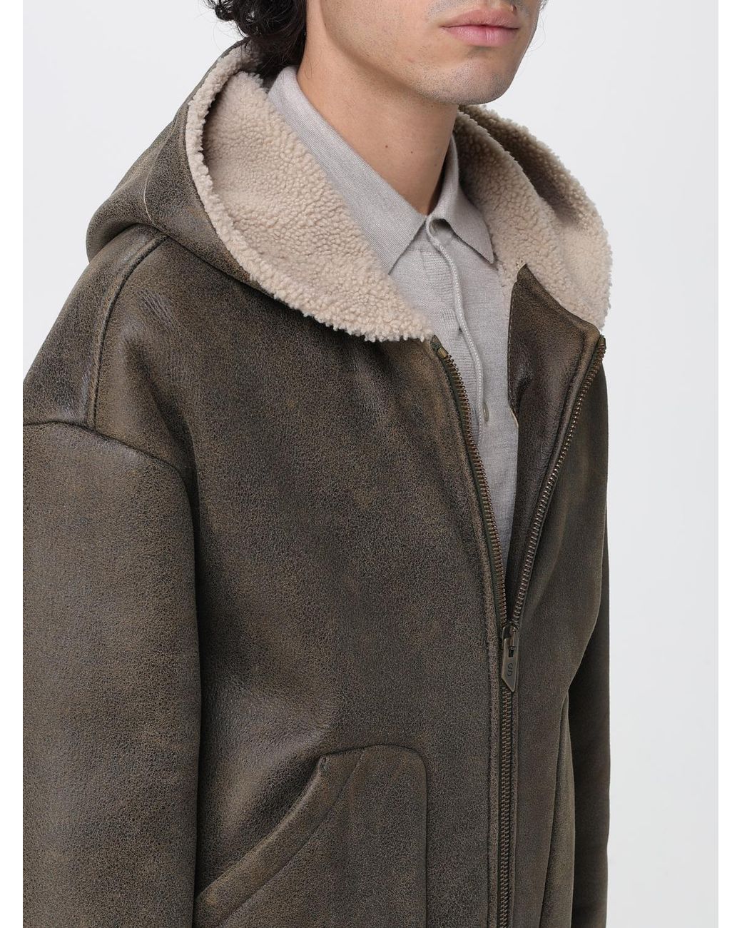Salvatore Santoro Gray Jacket for men