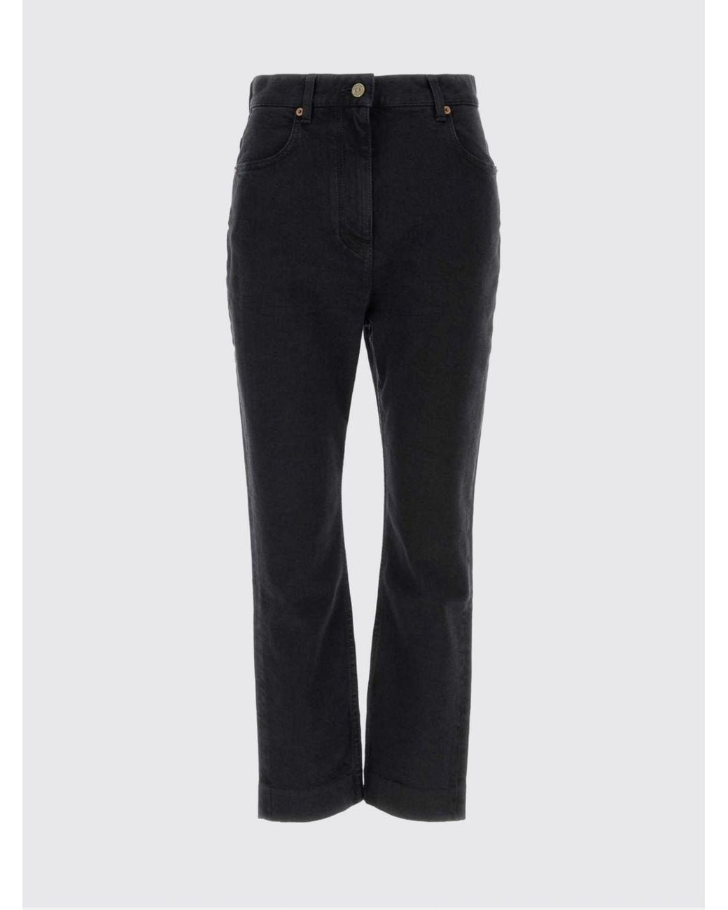 Valentino Garavani Blue High-Waisted Straight Jeans