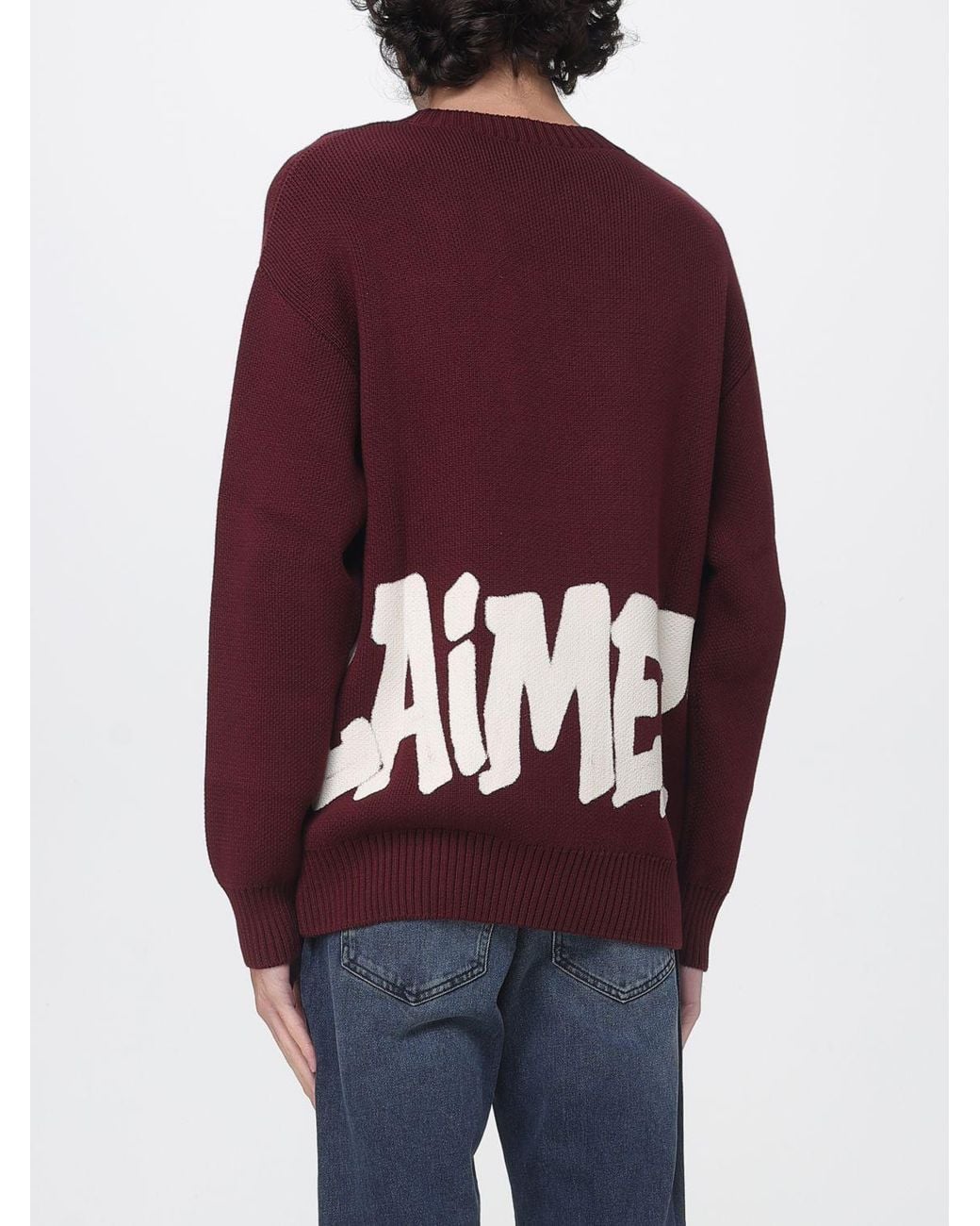 DISCLAIMER Purple Sweater for men
