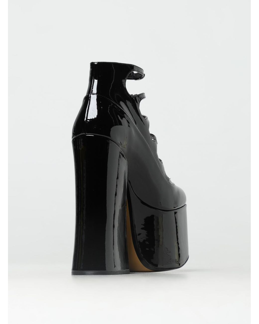 Marc Jacobs Black Kiki Lackleder Mary Jane Mit Maxi-Plateau