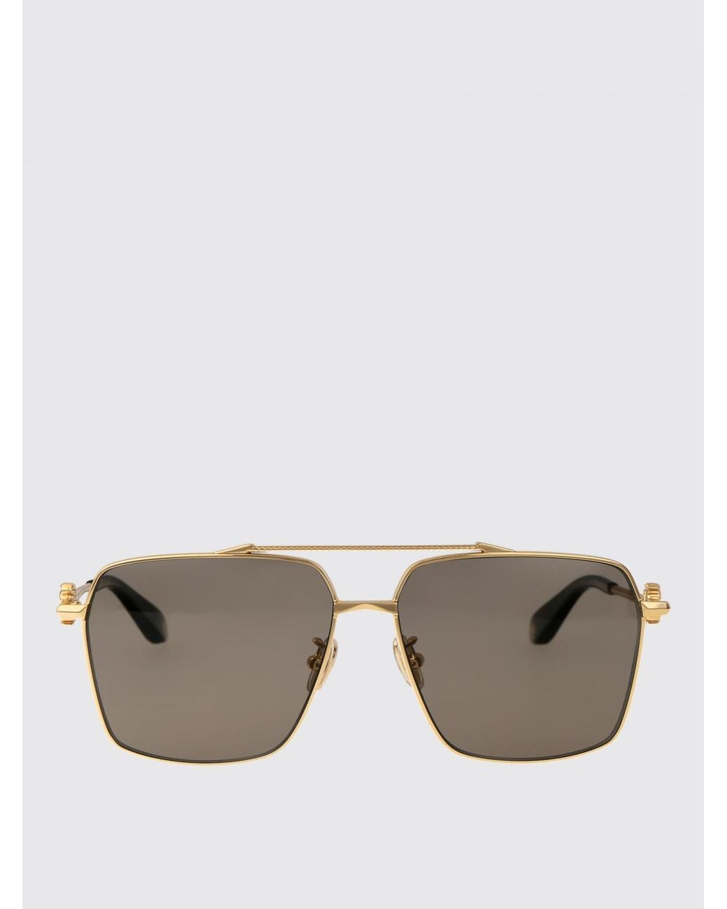Roberto Cavalli Metallic Square Sunglasses Metal Frame