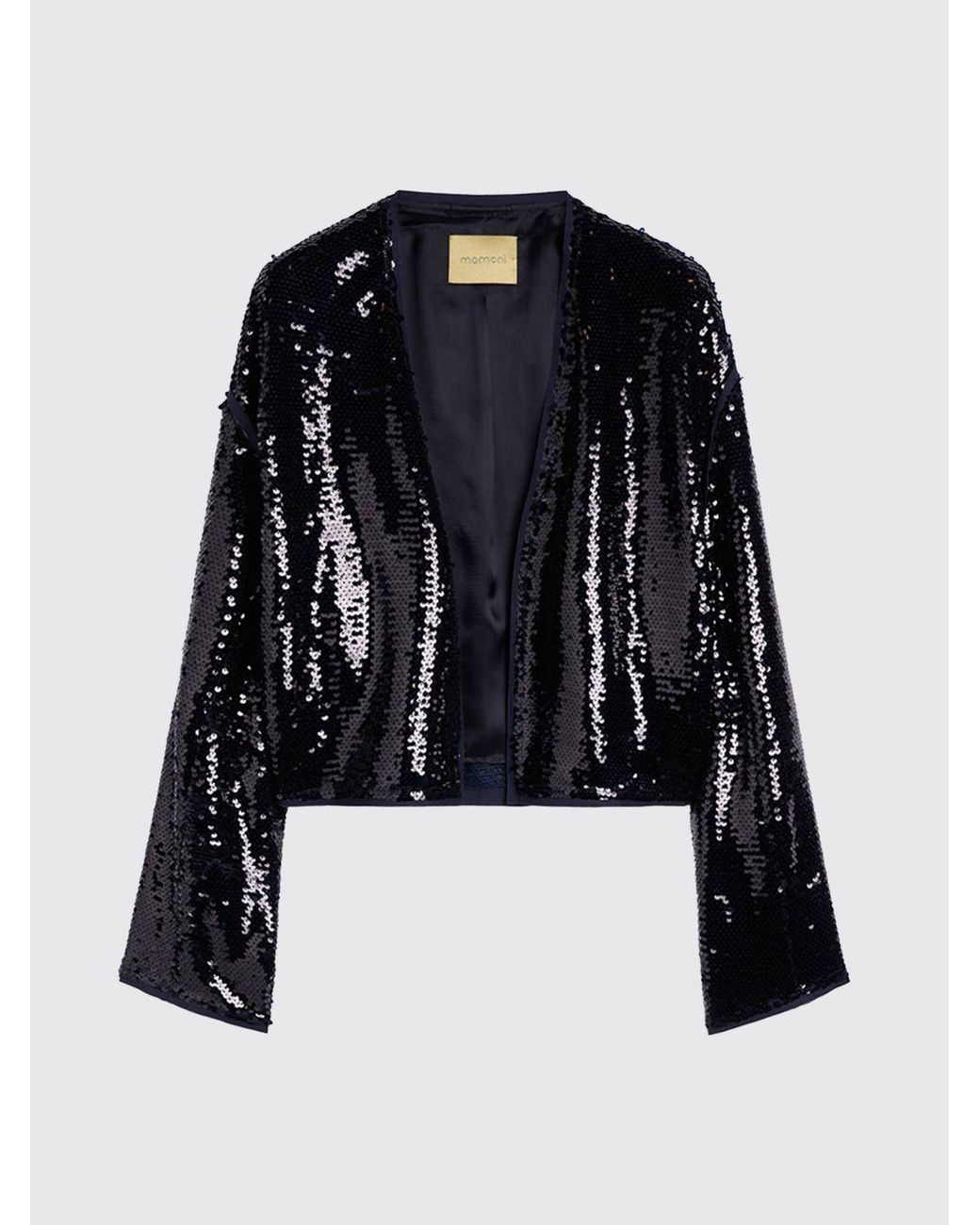 Momoní Black MomonÌ Polyester Jacket With Sequins