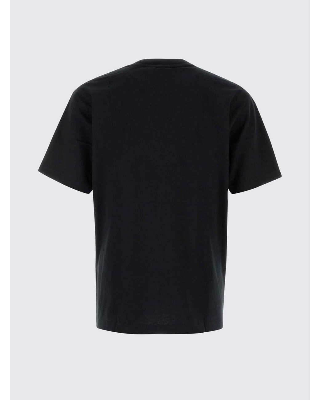 New Balance Blue Crewneck Cotton T-Shirt With A Tone-On-Tone Embroidered Logo for men