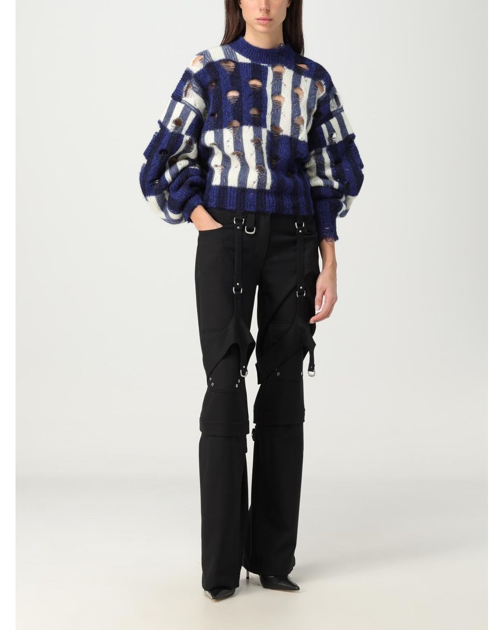 Off-White c/o Virgil Abloh Blue Sweater