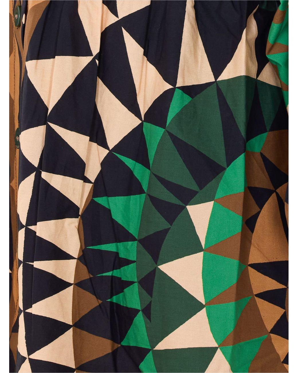 Farm Rio Green Heart Deco Mini Dress