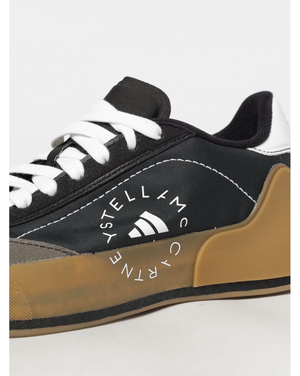 Adidas By Stella McCartney White Court Boost Synthetic Leather Sneakers