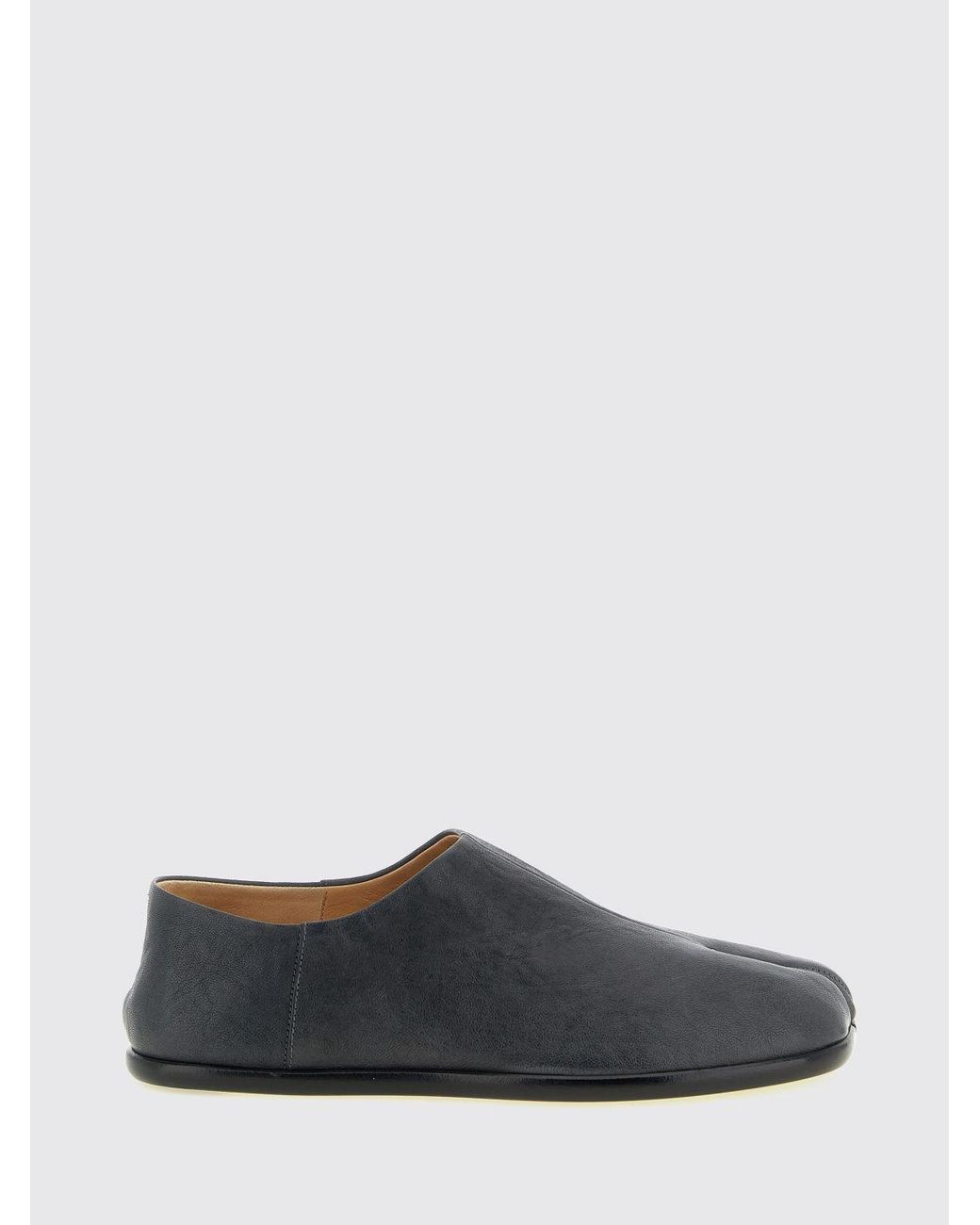 Maison Margiela White Tabi Split-Toe Leather Loafers for men