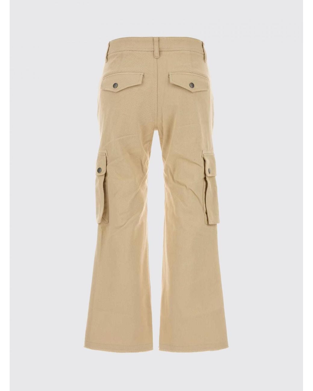 Isabel Marant Natural Josine Cotton Cargo Trousers