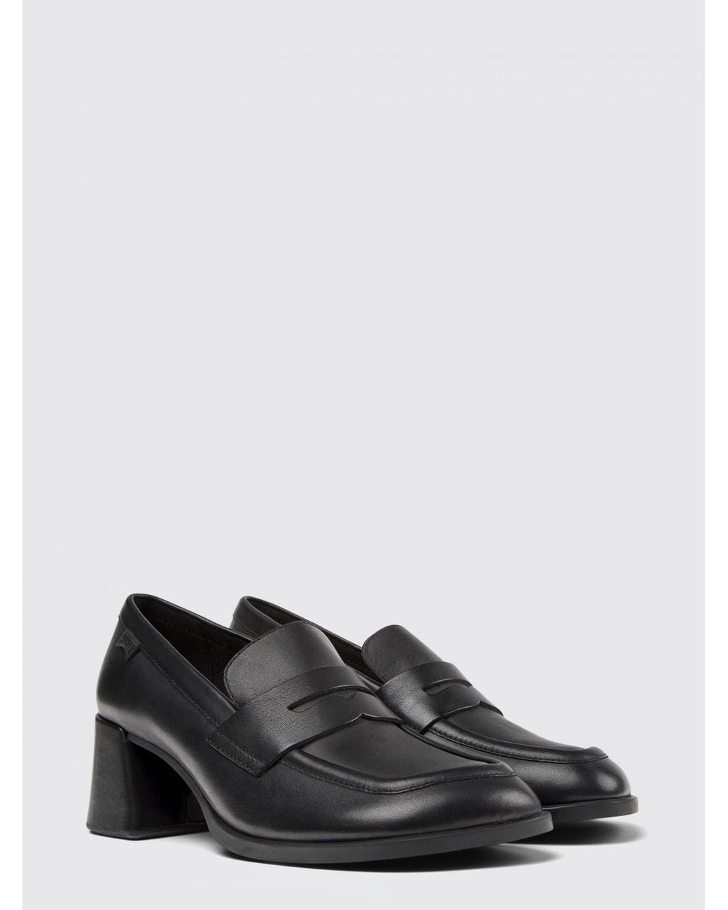 Camper Black Kora Leather Loafer