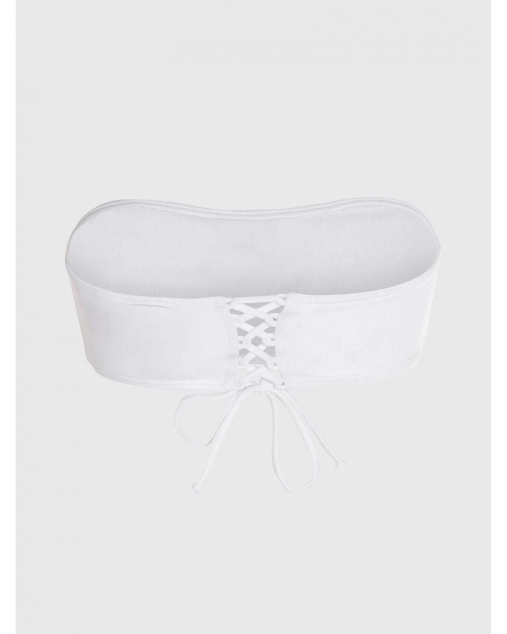 DIESEL White Bfb-Bryna Bikini Top Swimsuit
