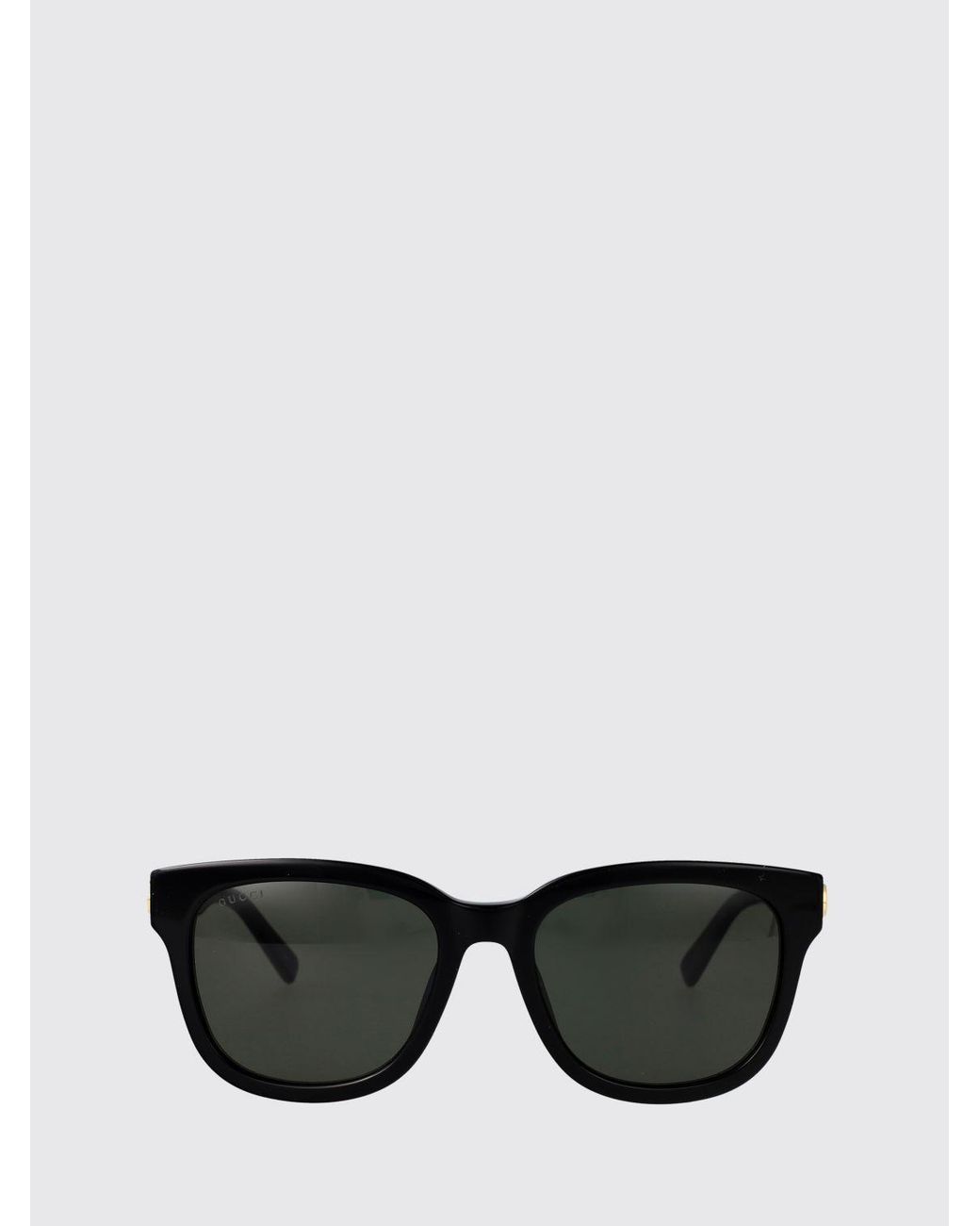 Gucci Black Cat-Eye Acetate Sunglasses With Gg Monogram And Dark Lenses