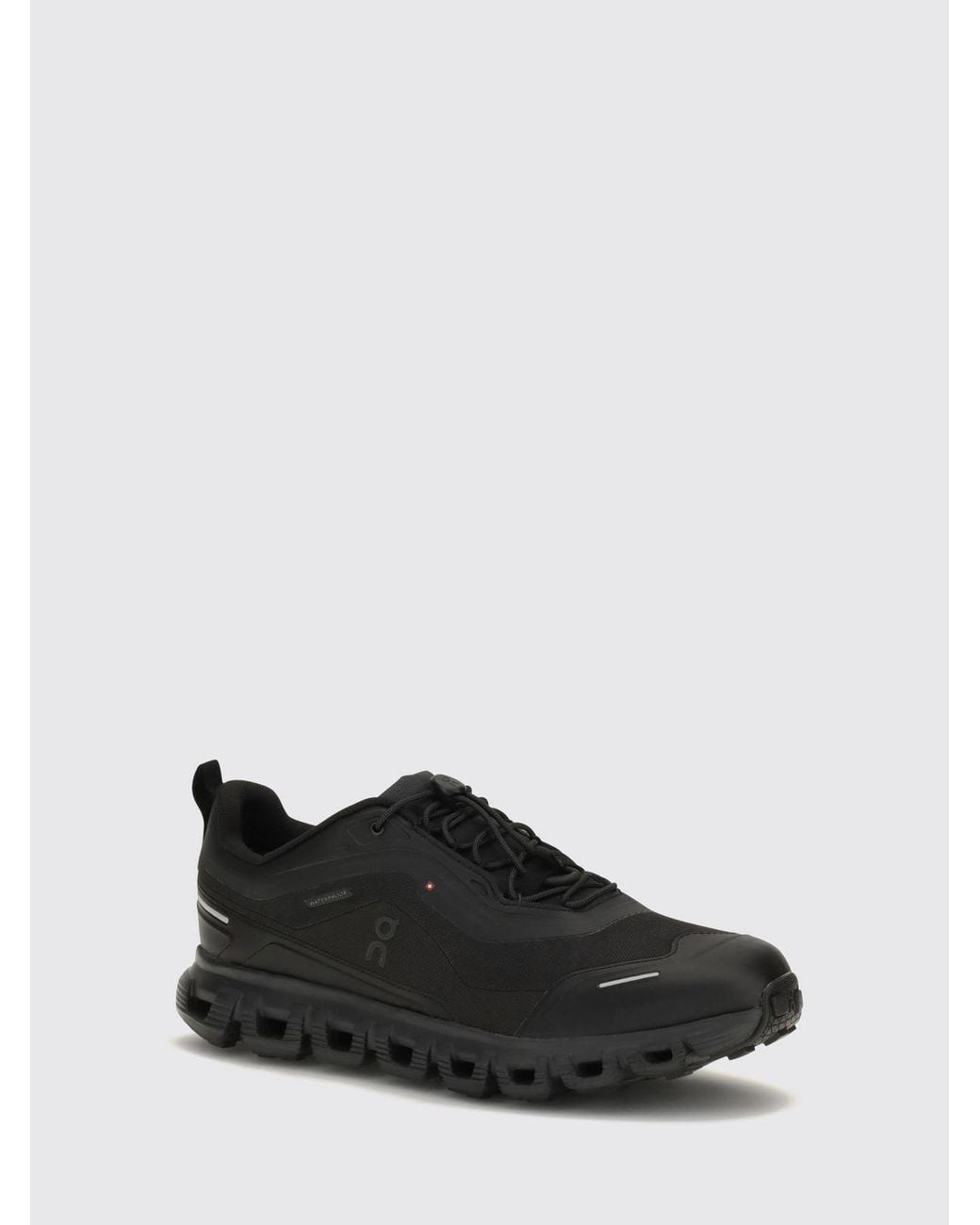 On Shoes Black Cloud 6 Geo Waterproof Sneakers With Cushioned Sole for men