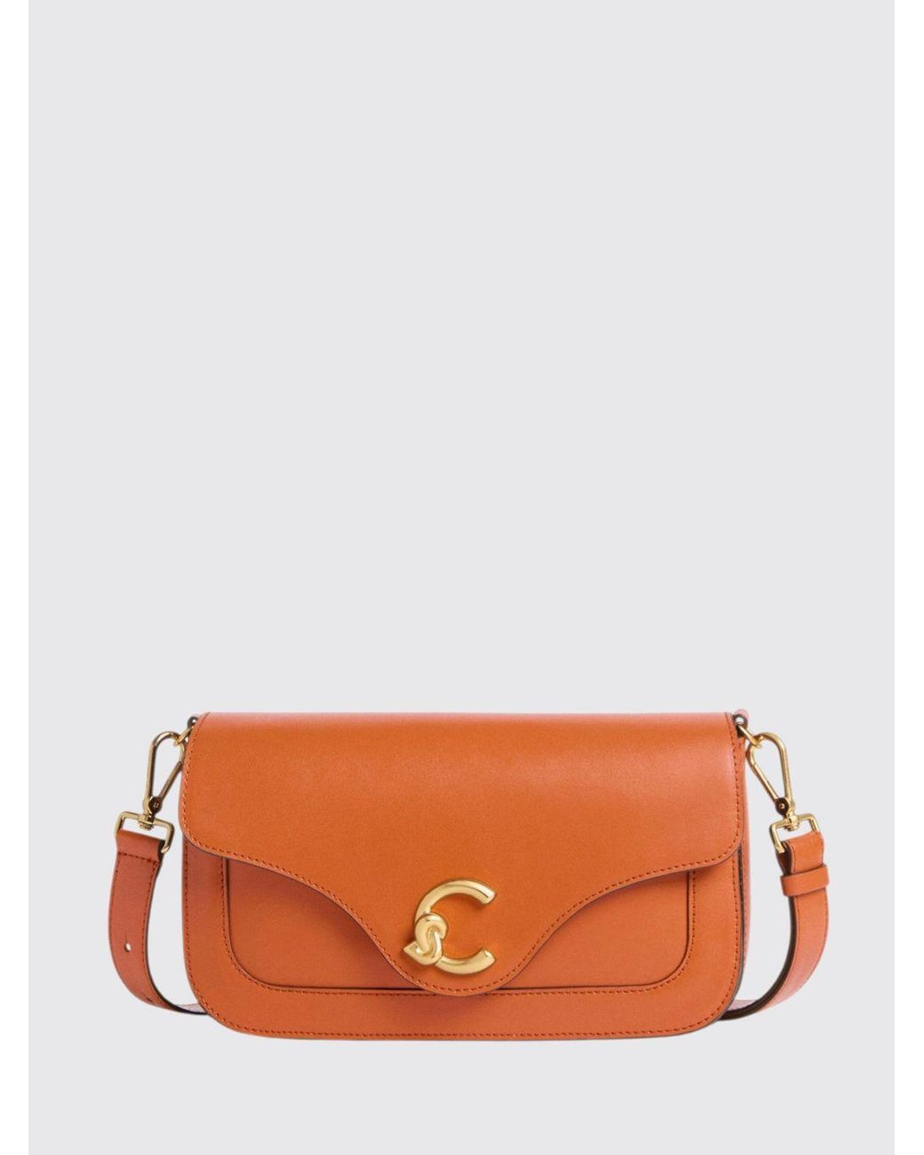 Coccinelle Orange C-Me Leather Bag