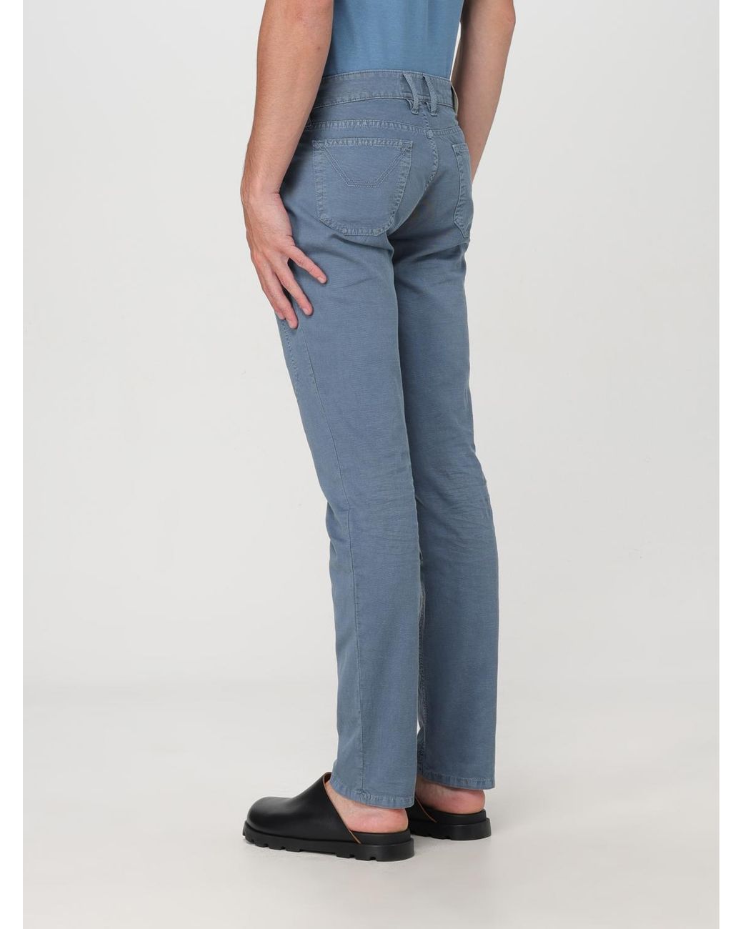 Jeckerson Blue Pants for men