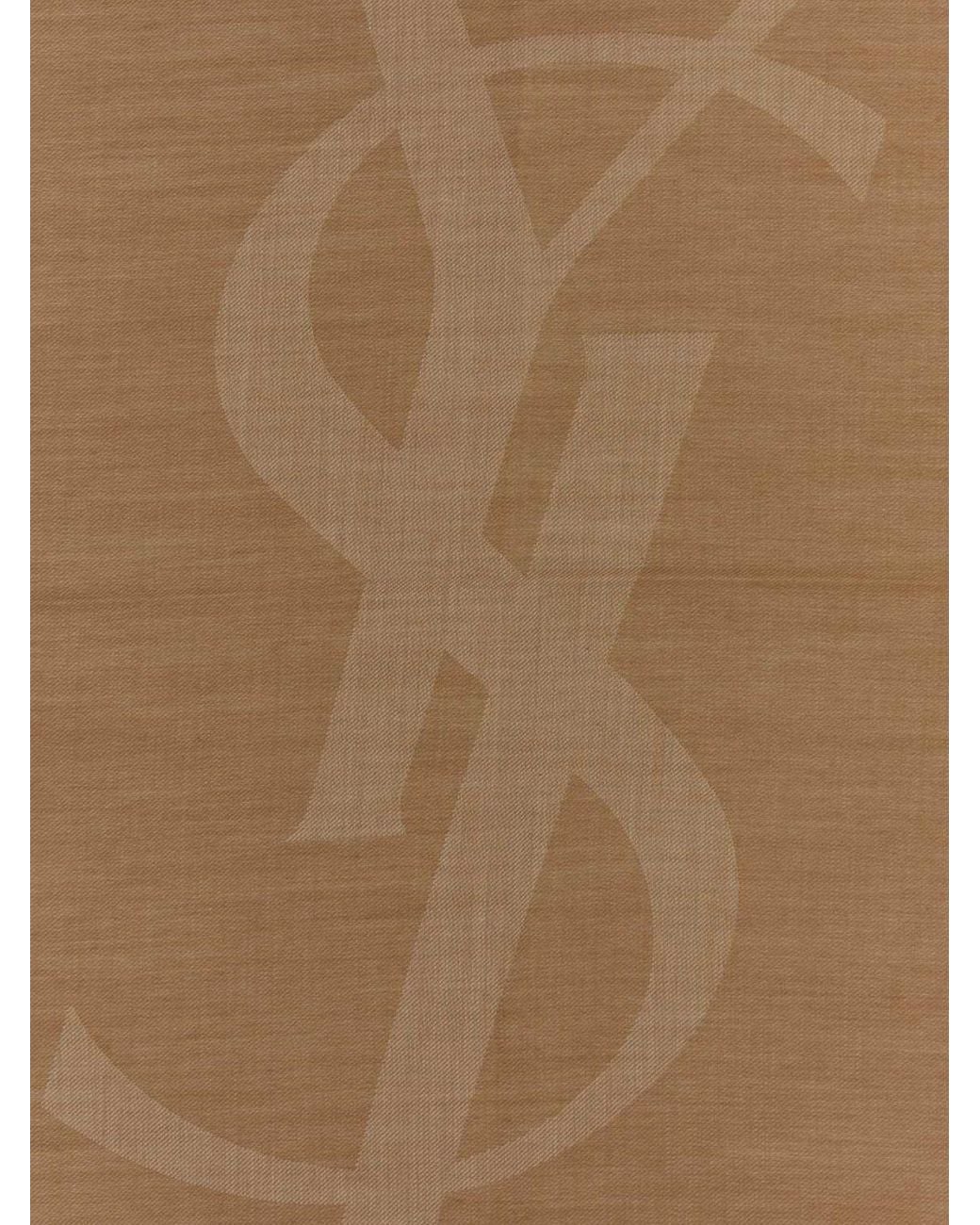 Sciarpa di Saint Laurent in Natural