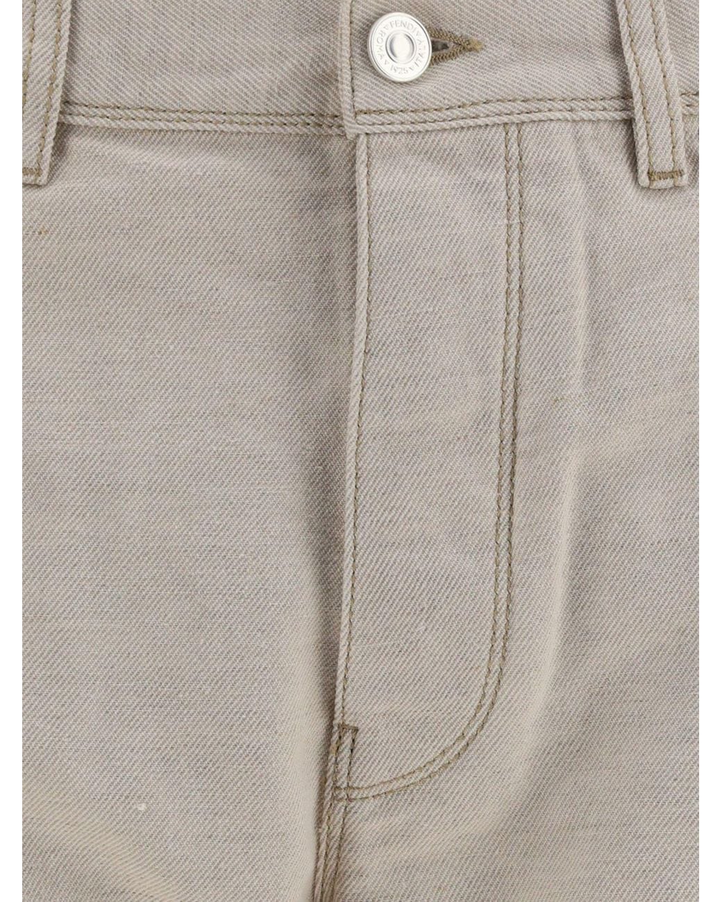 Fendi Natural Jeans