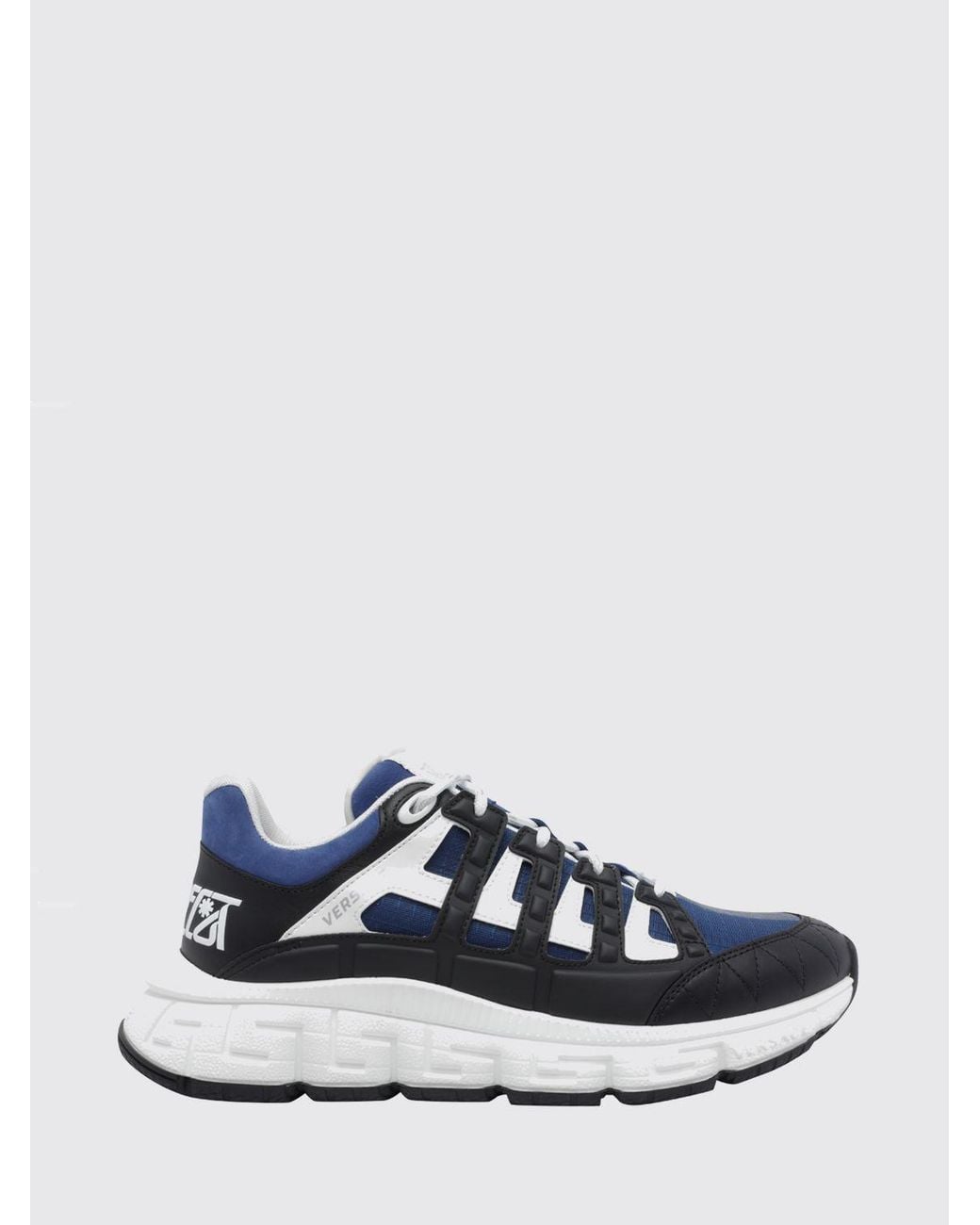 Baskets Trigreca En Cuir Et Nylon Versace pour homme en coloris Blue