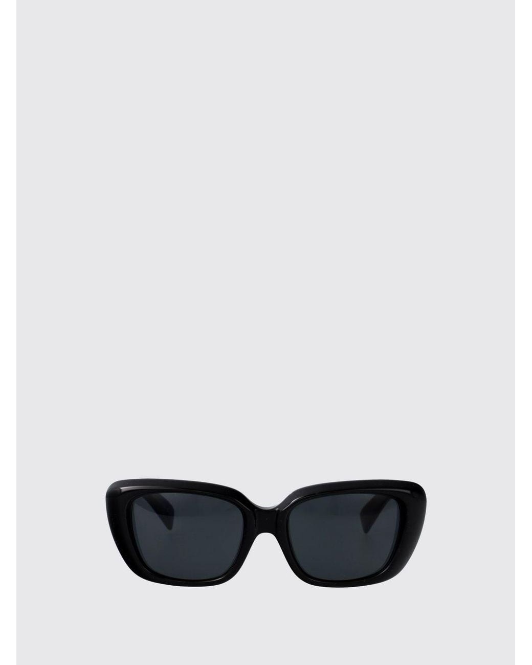 Saint Laurent Black Cat-Eye Recycled Acetate Sunglasses With Logo