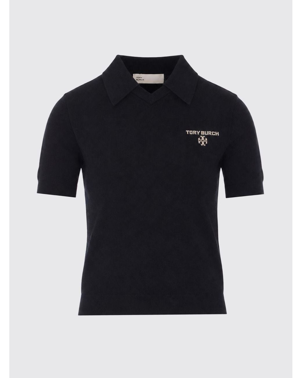 Tory Burch Black Polo Shirt