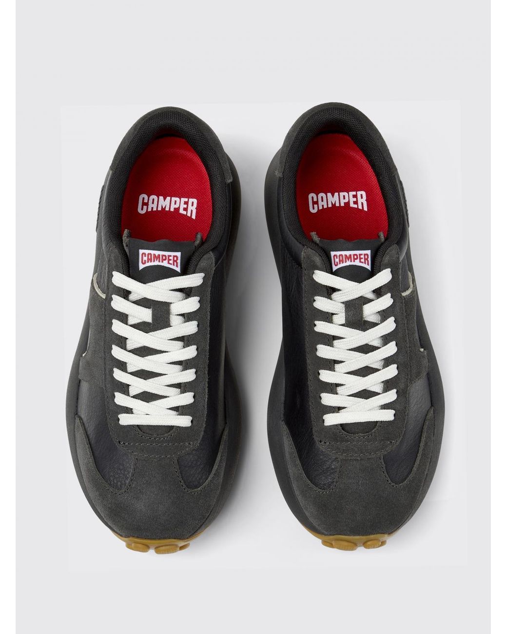 Camper Black Pelotas Athens Leather Sneakers