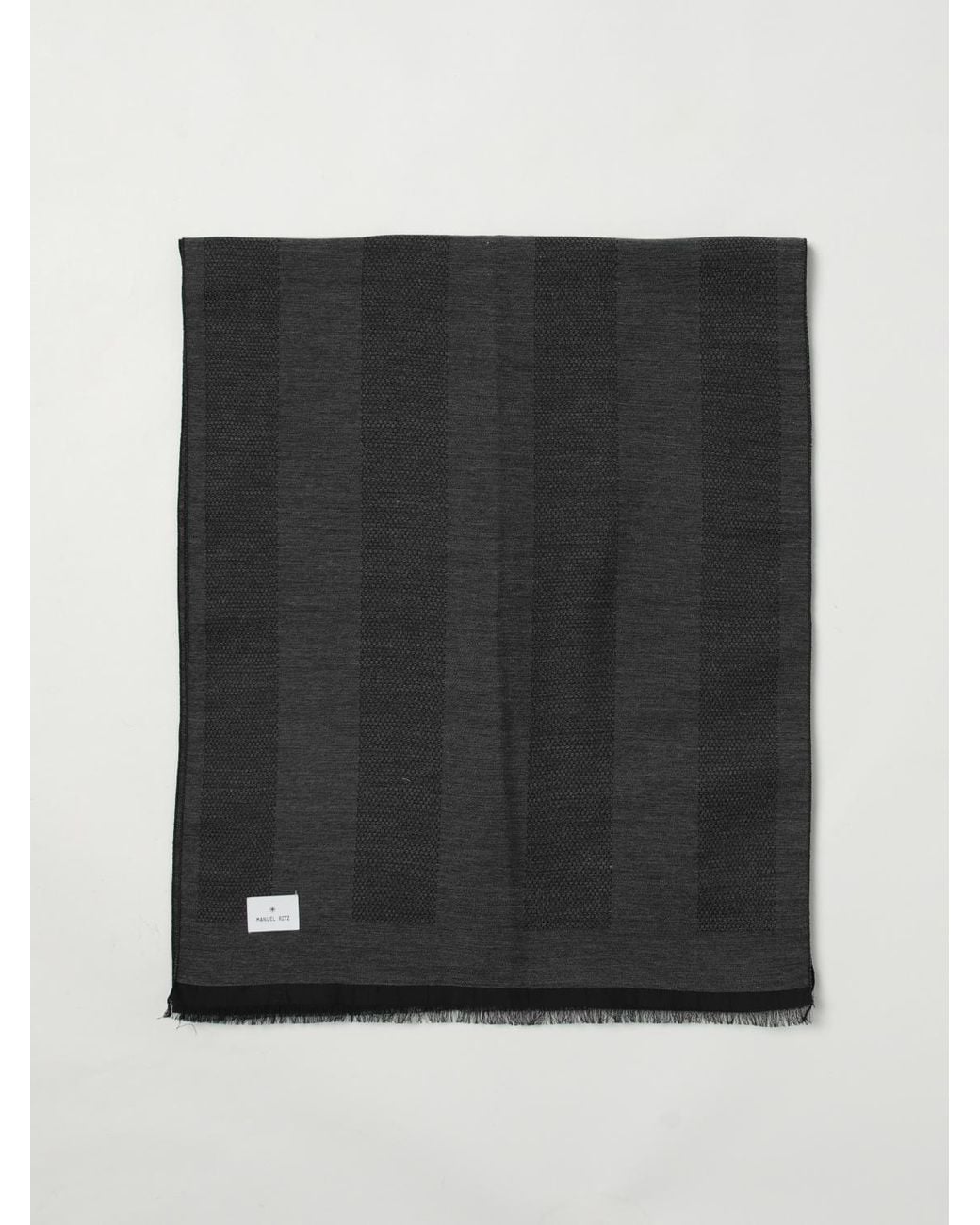 Manuel Ritz Black Scarf for men