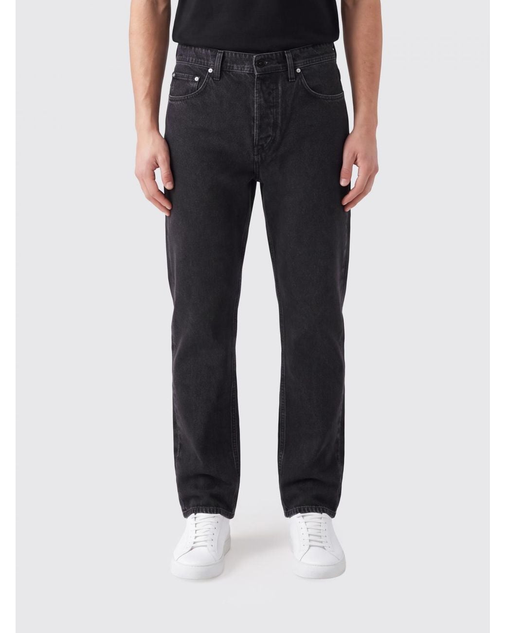 Stone Island Black Straight-Fit Jeans for men