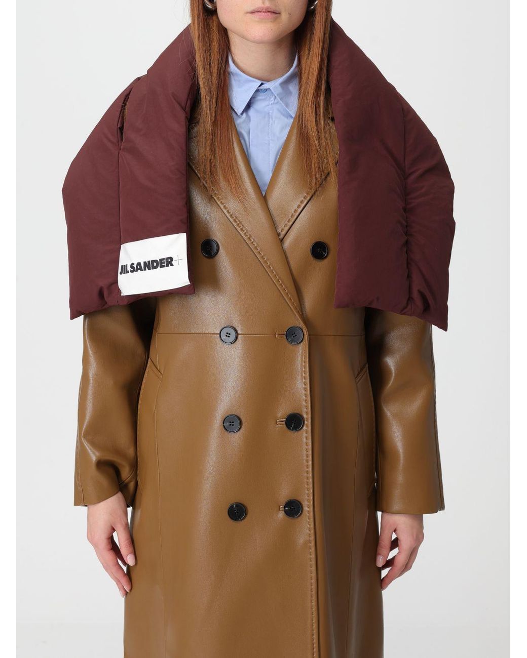 Jil Sander Purple Scarf