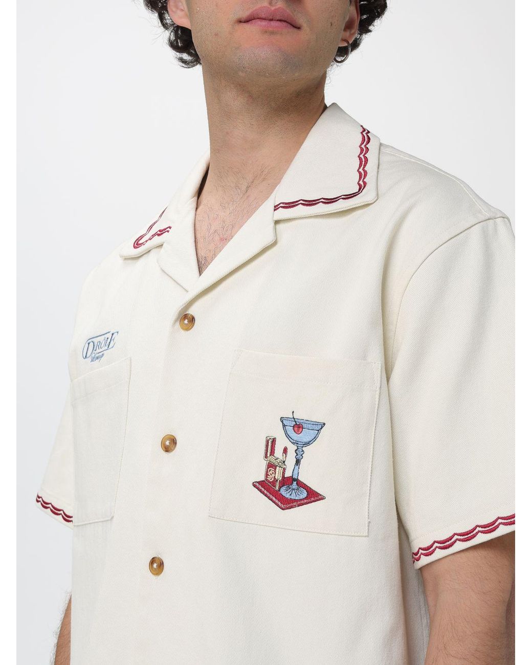 Drole de Monsieur Natural Cotton Shirt for men
