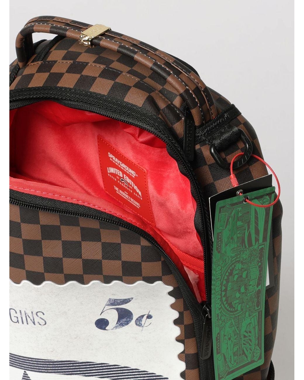 Sprayground Gray Backpack for men