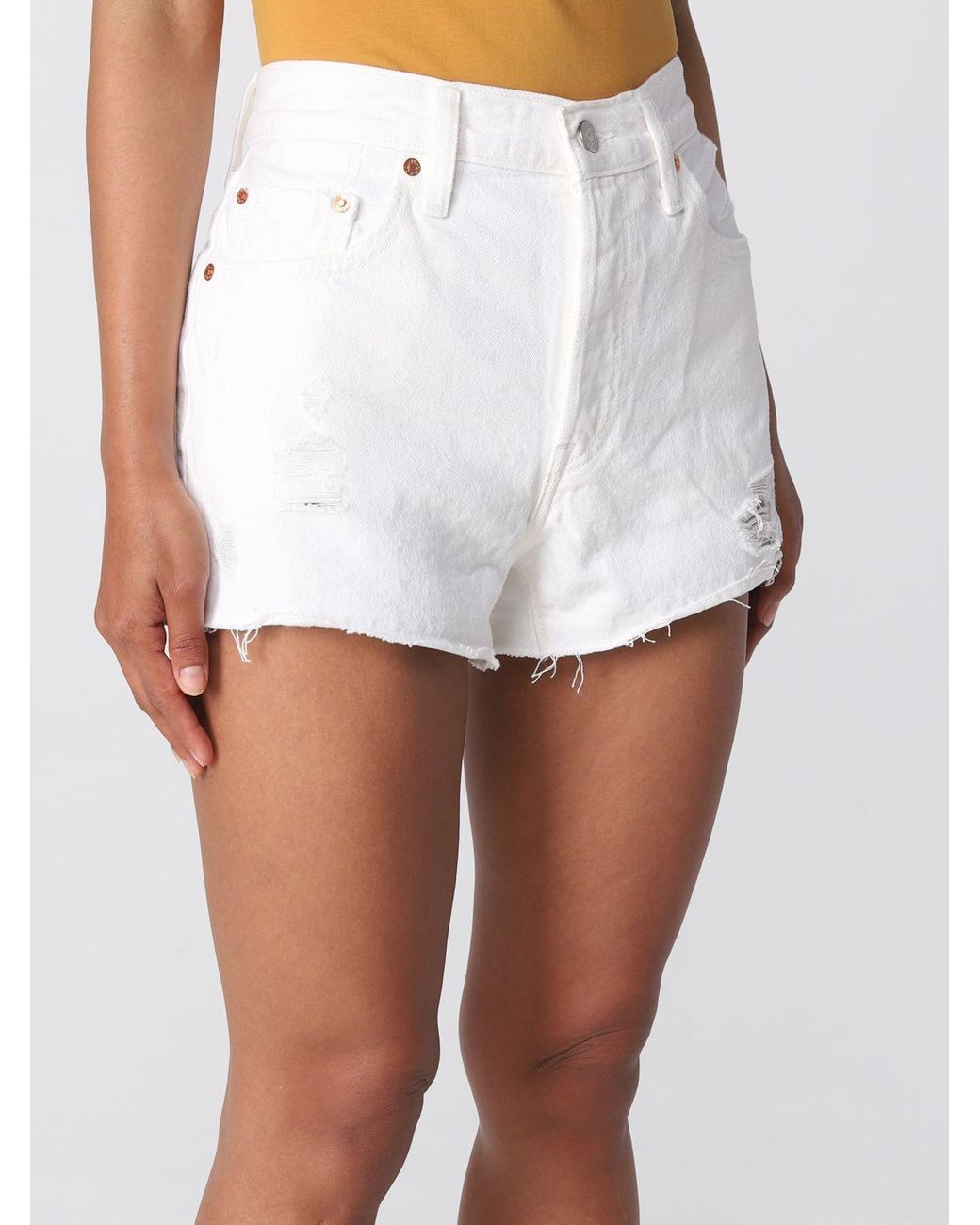 Levi's Short in White | Lyst UK