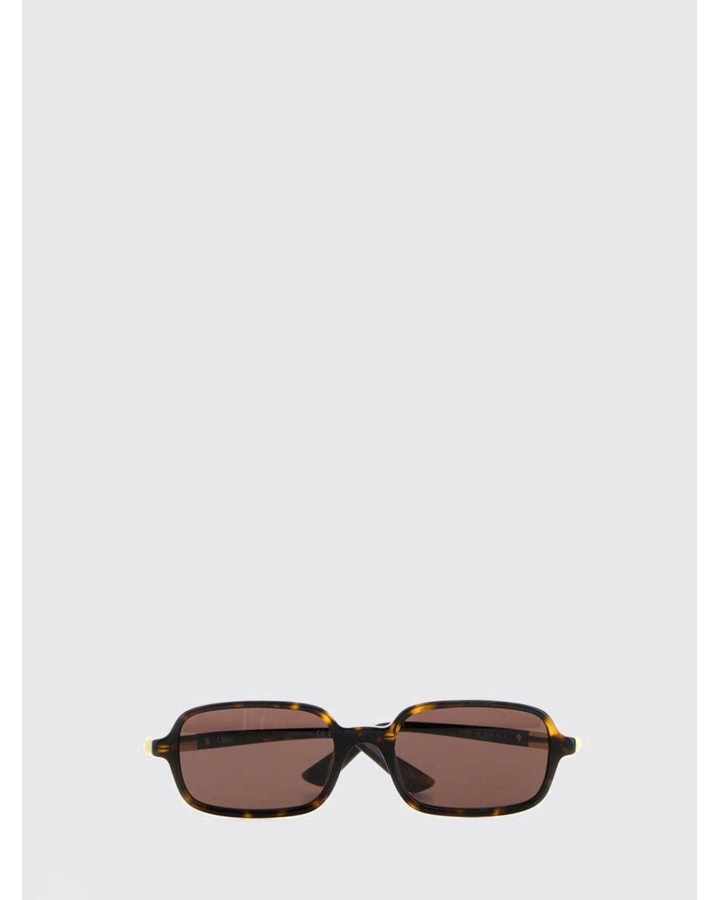 Chloé White ChloÉ Judy Rectangular Sunglasses