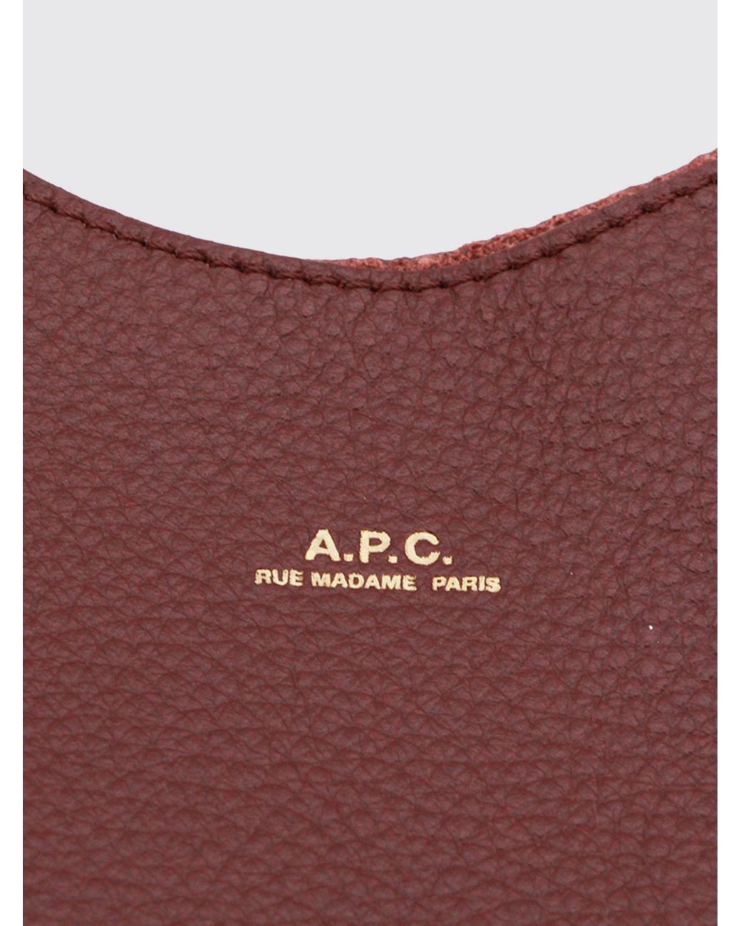 A.P.C. Red Le Neige Large Shoulder Bag for men