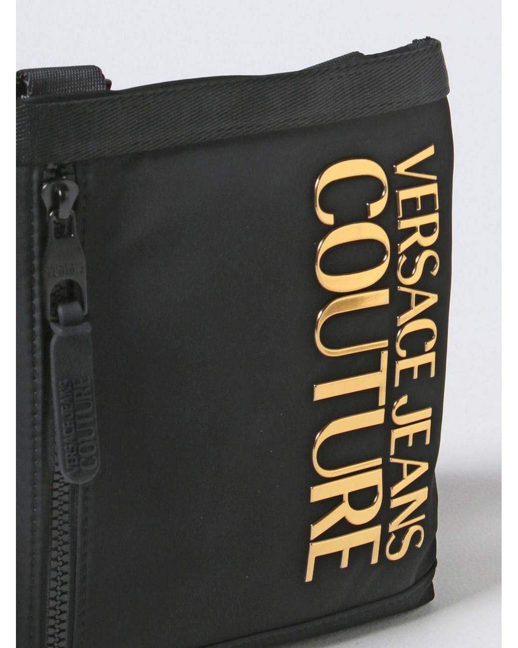 Versace Jeans Couture Black Shoulder Bag for men