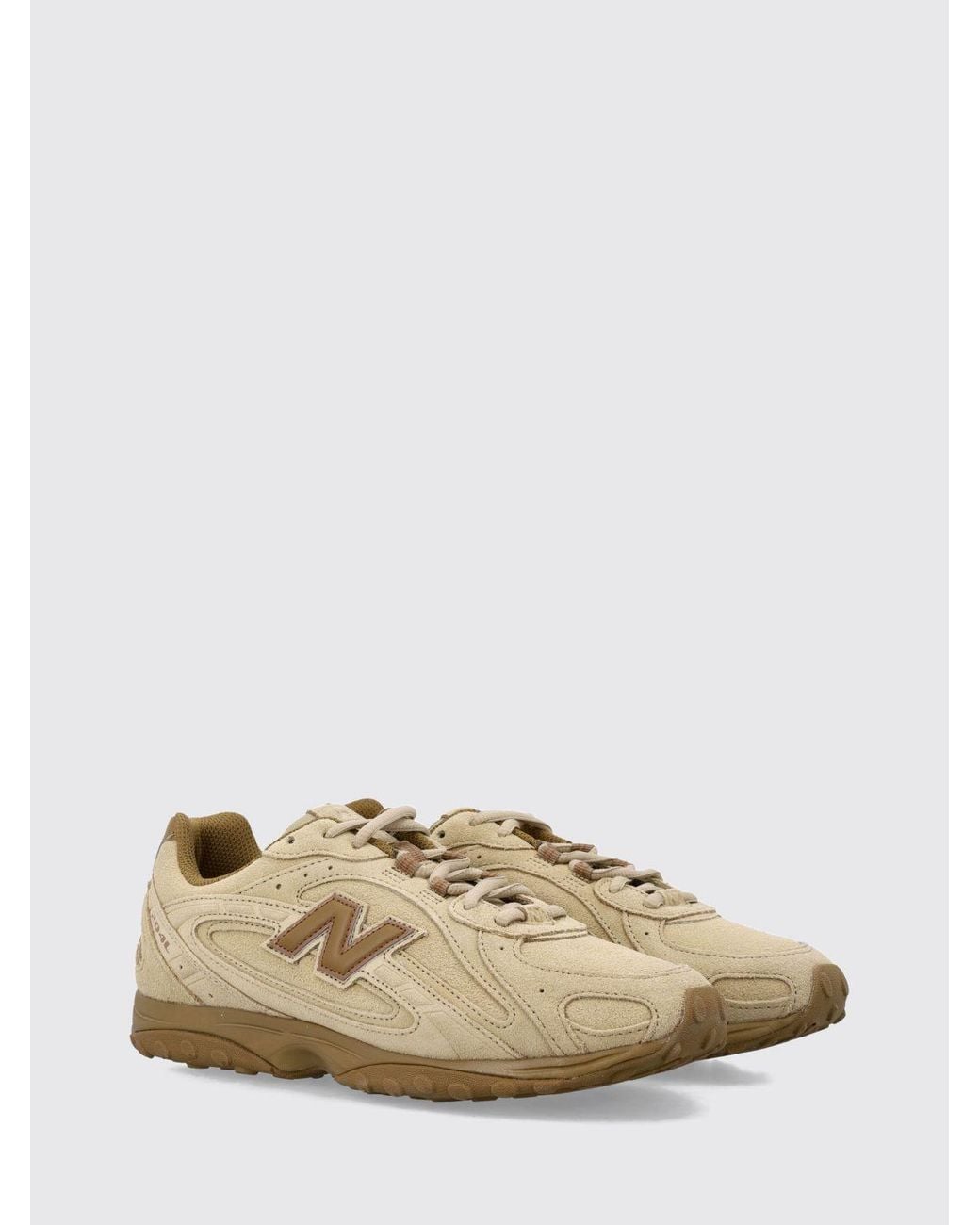 New Balance Natural 204L-Colored Suede Sneakers With Applied Logo for men