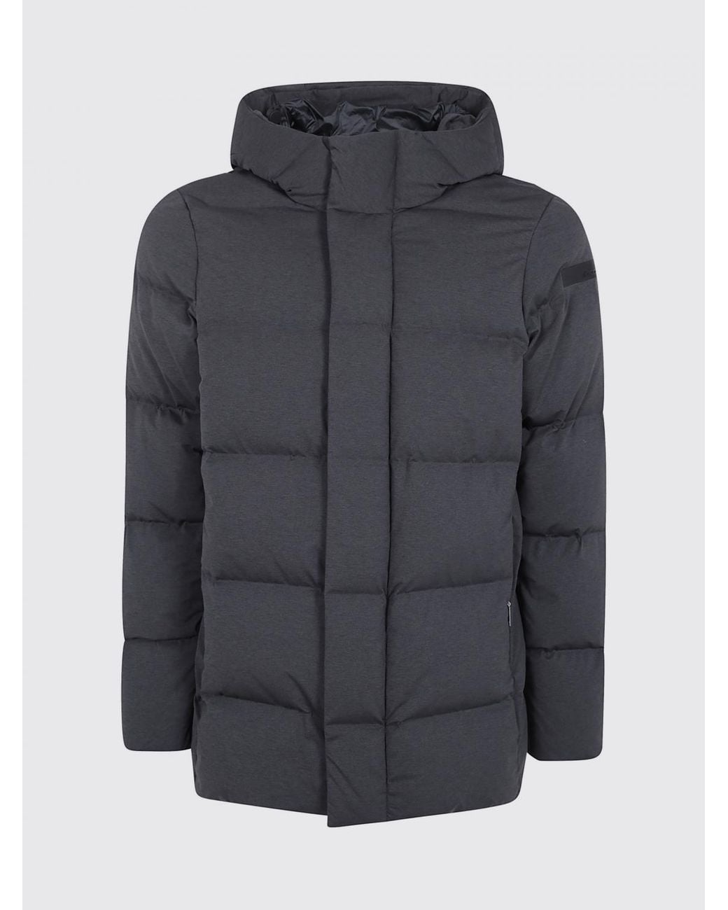 Rrd Gray Hooded Puffer Jacket for men