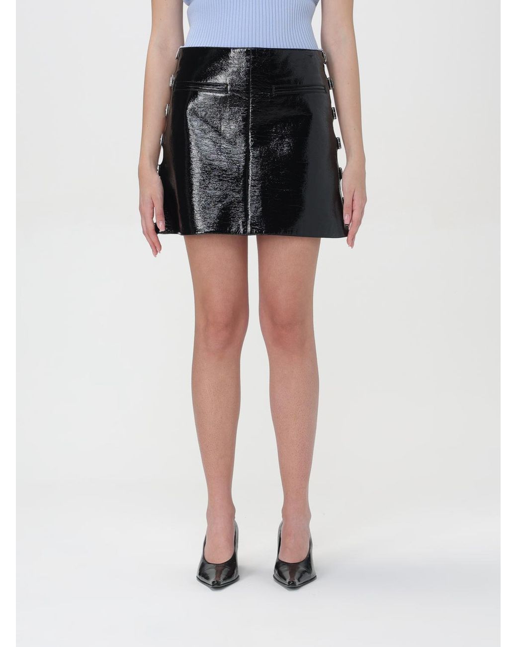 Courreges Black Skirt Courrèges