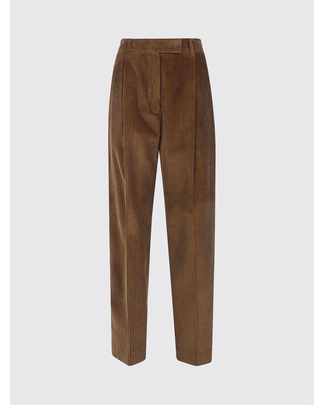 Rohe Brown Mid-Rise Straight Trousers