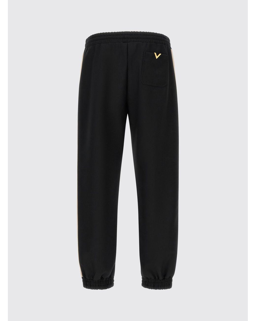 Valentino Garavani Blue Technical Jersey Jogging Pants With Drawstring Waist for men