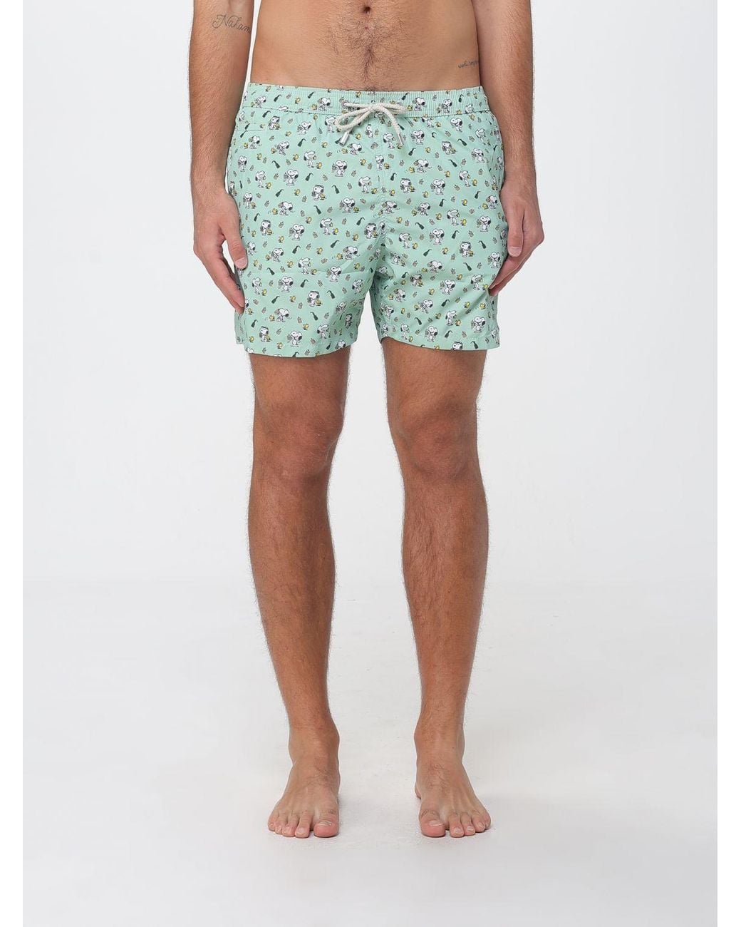 Mc2 Saint Barth Green Swimsuit for men