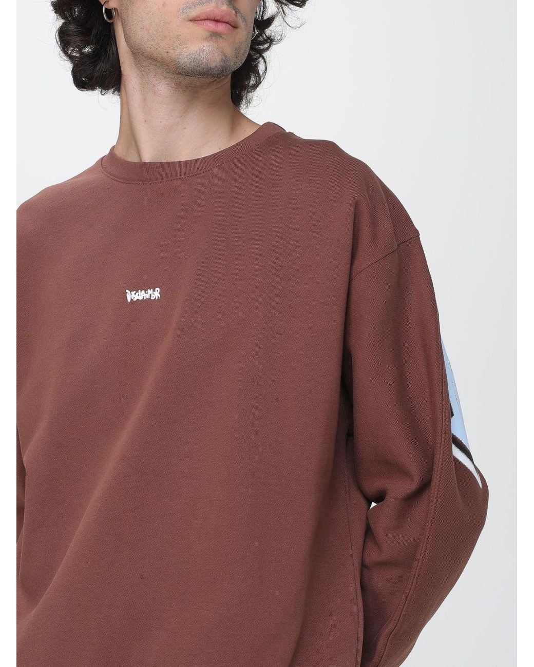 DISCLAIMER Red Sweatshirt for men