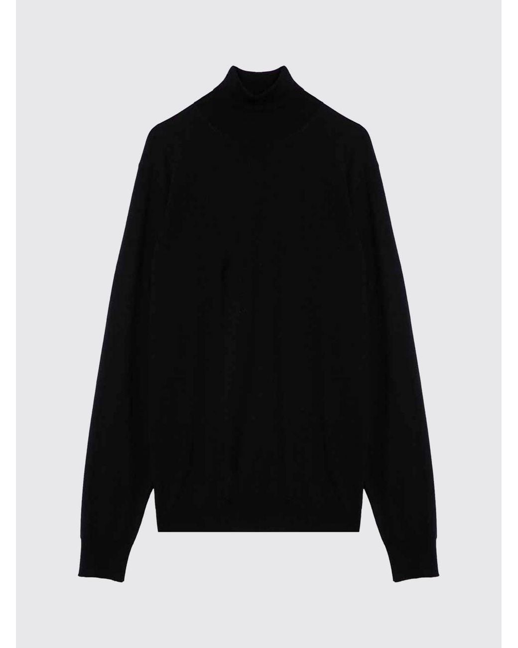 Drumohr Blue Long-Sleeved Turtleneck for men